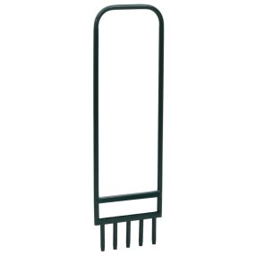   porszórt acélból készült gyepszellőztető 5 üreges fogazattal