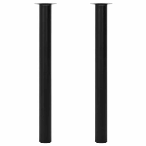 2 teleszkópos asztalláb 710 mm - 1100 mm Fekete
