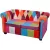 2 személyes szövet Chesterfield kanapé