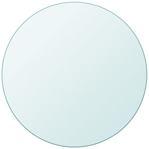 edzett üveg asztallap kerek 800 mm