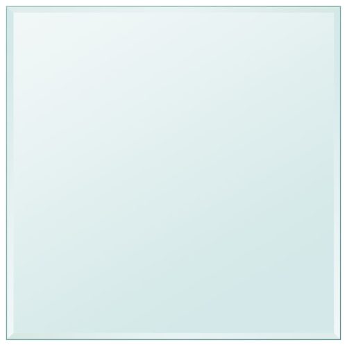 edzett üveg asztallap négyszögletes 800x800 mm