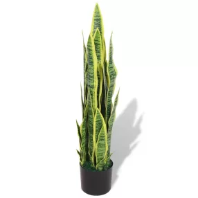 műszanszeviéria virágcseréppel 90 cm zöld