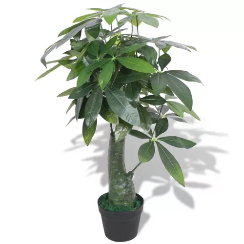művadkakaó virágcseréppel 85 cm zöld