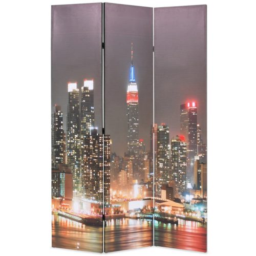 éjszakai New York mintás paraván 120 x 170 cm