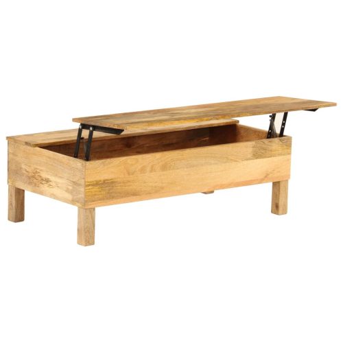 tömör mangófa dohányzóasztal 110 x 55 x 35 cm