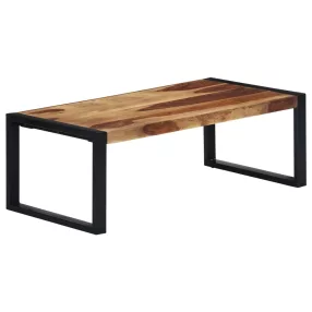   vidaXL tömör akácfából dohányzóasztal 110 x 60 x 40 cm