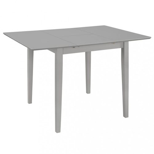 Szürke kihúzható MDF étkezőasztal (80-120)x80x74 cm