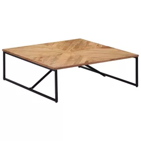 tömör akácfa dohányzóasztal 110 x 110 x 36 cm