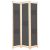 szürke 3-paneles szövetparaván 120 x 170 x 4 cm