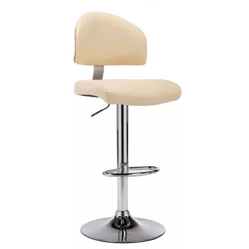 krémszínű műbőr bárszék