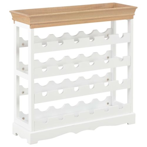 fehér MDF borszekrény 70 x 22,5 x 70,5 cm