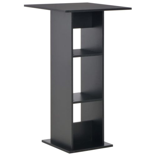 280206  Bar Table Black 60x60x110 cm