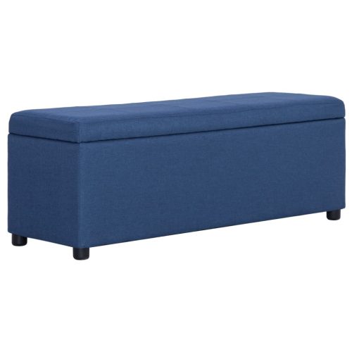 kék poliészter pad tárolórekesszel 116 cm