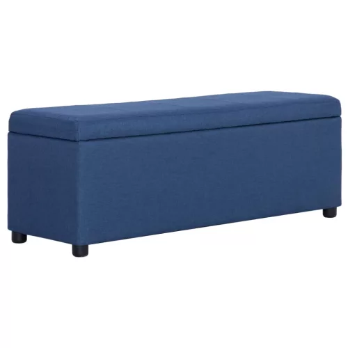kék poliészter pad tárolórekesszel 116 cm
