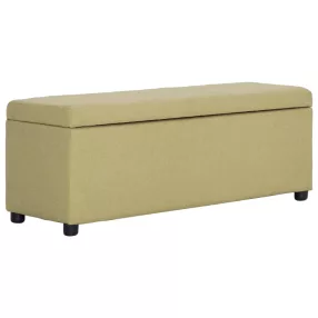 zöld poliészter pad tárolórekesszel 116 cm