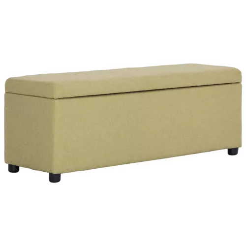 zöld poliészter pad tárolórekesszel 116 cm