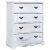 fehér fa fiókos szekrény 60 x 30 x 75 cm