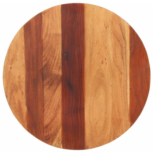 kerek tömör akácfa asztallap 25-27 mm 60 cm