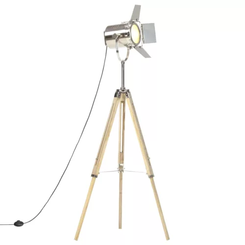 háromlábú tömör mangófa állólámpa 140 cm