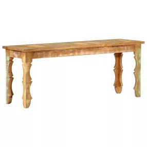 tömör újrahasznosított fapad 110 x 35 x 45 cm