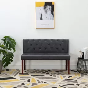 szürke művelúr pad 120 cm