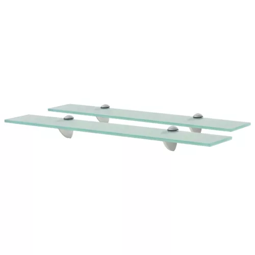 2 db lebegő üvegpolc 60 x 10 cm 8 mm