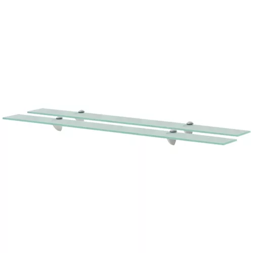 2 db lebegő üvegpolc 100 x 10 cm 8 mm