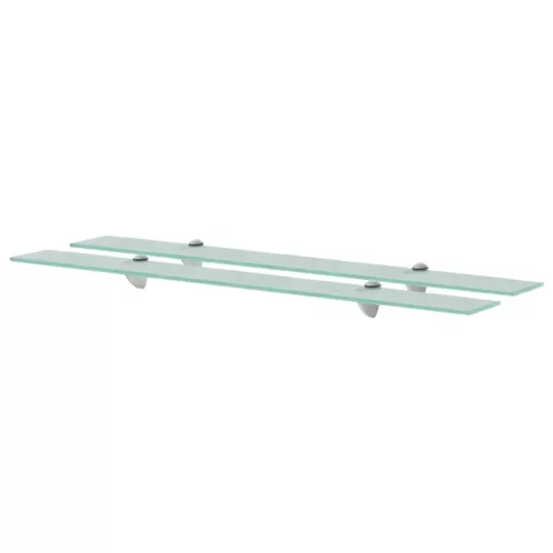 2 db lebegő üvegpolc 90 x 20 cm 8 mm