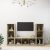 3 db sonoma tölgy színű szerelt fa TV-szekrény 107 x 35 x 37 cm
