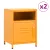 2 db mustársárga acél éjjeliszekrény 35 x 35 x 51 cm