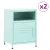 2 db menta acél éjjeliszekrény 35 x 35 x 51 cm