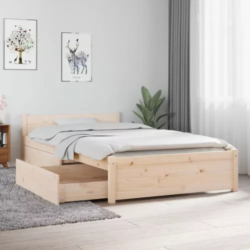 vidaXL ágykeret fiókokkal 90 x 190 cm (Single)