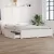 vidaXL fehér ágykeret fiókokkal 150 x 200 cm (King Size)