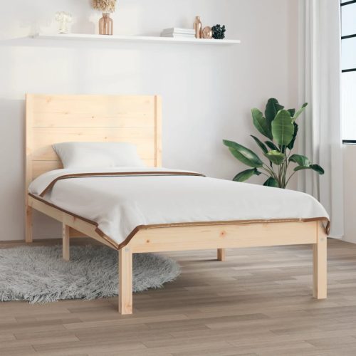 tömör fenyőfa ágy matrac nélkül 100 x 200 cm