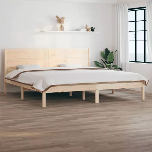 tömör fenyőfa ágy matrac nélkül 200 x 200 cm