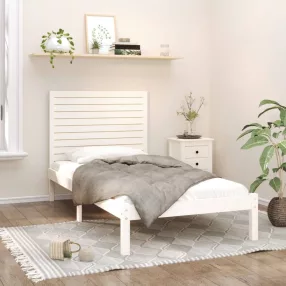 vidaXL fehér tömör fa ágykeret 90 x 200 cm