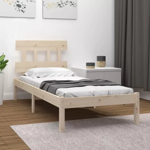 vidaXL tömör fa ágykeret 90x200 cm