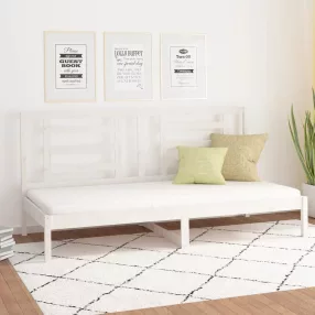   vidaXL fehér tömör fenyőfa kanapéágy matrac nélkül 80 x 200 cm