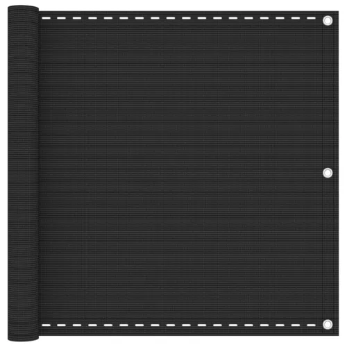 antracitszürke HDPE erkélyparaván 90 x 300 cm