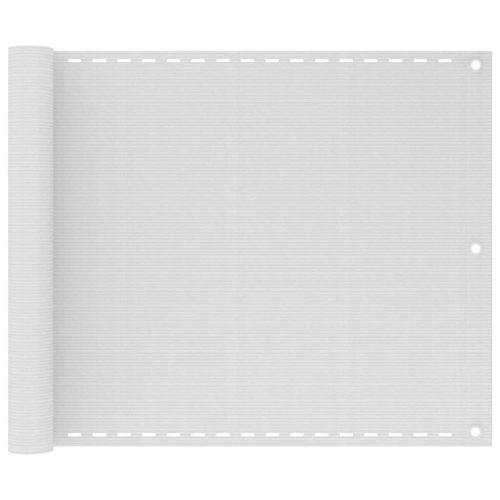 fehér HDPE erkélyparaván 75 x 300 cm