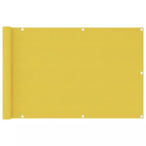 sárga HDPE erkélyparaván 90 x 400 cm