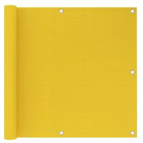 sárga HDPE erkélytakaró 90 x 500 cm