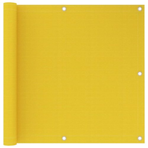 sárga HDPE erkélyparaván 90 x 600 cm