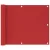 piros HDPE erkélytakaró 75 x 500 cm