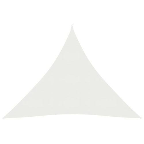 fehér HDPE napvitorla 160 g/m² 4,5 x 4,5 x 4,5 m
