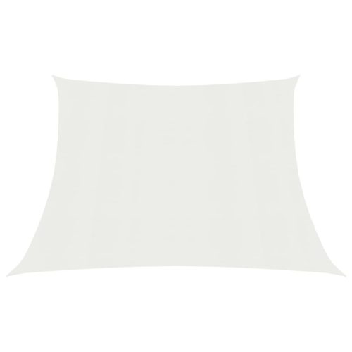  fehér HDPE napvitorla 160 g/m² 3/4 x 2