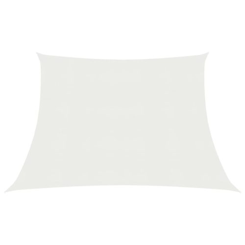  fehér HDPE napvitorla 160 g/m² 3/4 x 3 m