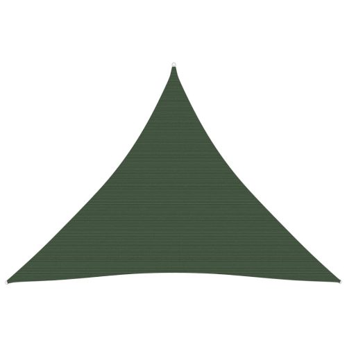 sötétzöld HDPE napvitorla 160 g/m² 5 x 5 x 5 m
