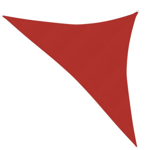 piros HDPE napvitorla 160 g/m² 3,5 x 3,5 x 4,9 m