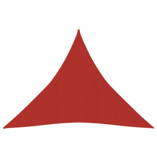 piros HDPE napvitorla 160 g/m² 4 x 4 x 4 m